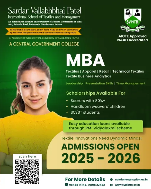 svpitm-textile-college- social-media-poster-designed-by-avanexa